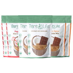 Bare Life Ultimate Winter Dairy-Free Hot Cocoa Collection - 6 Pouch Pack